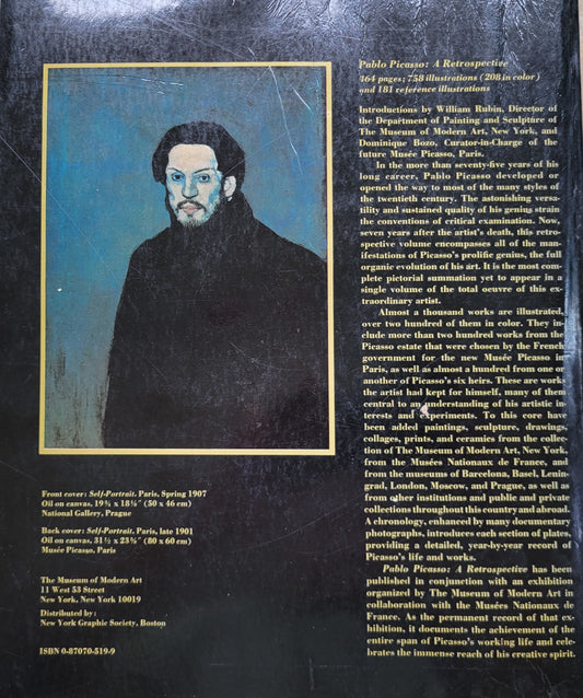 2. Pablo Picasso - A Retrospective by The Museum of Modern Art (1980)