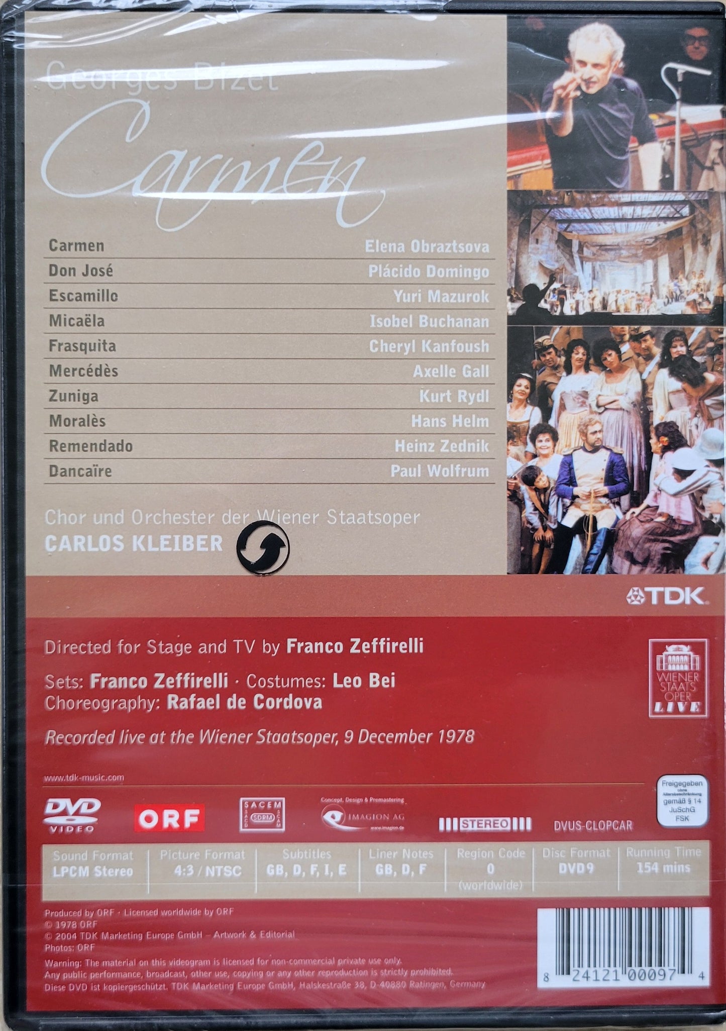 DVD - Georges Bizet: Carmen (Opera)