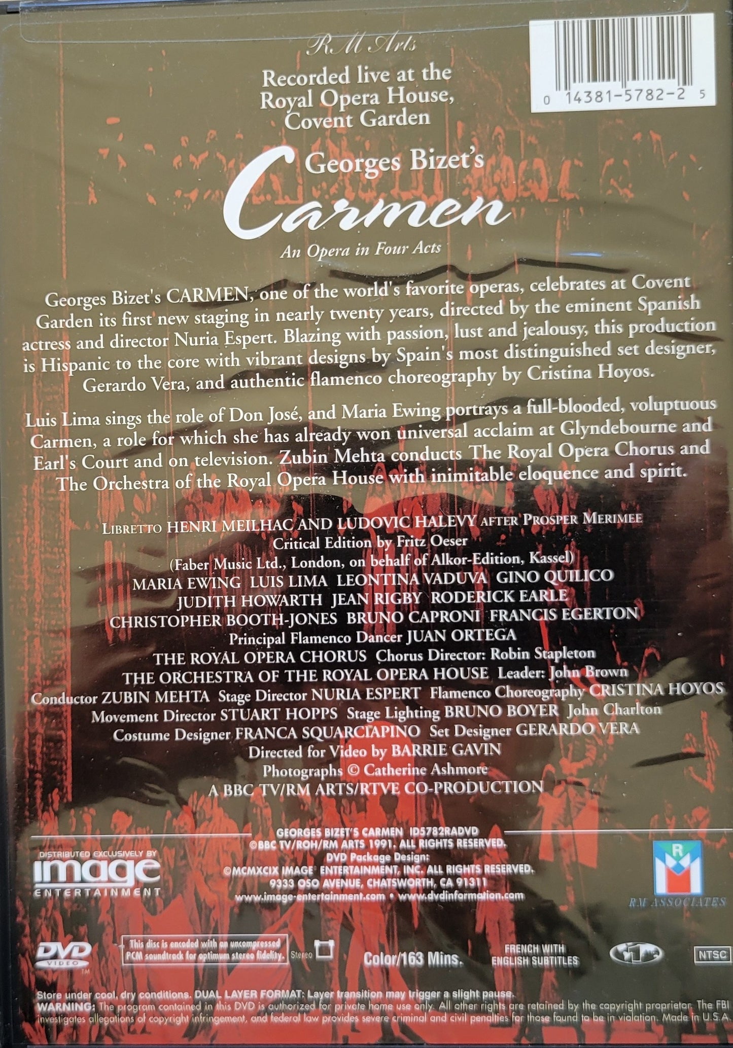 DVD - Georges Bizet: Carmen (Opera)