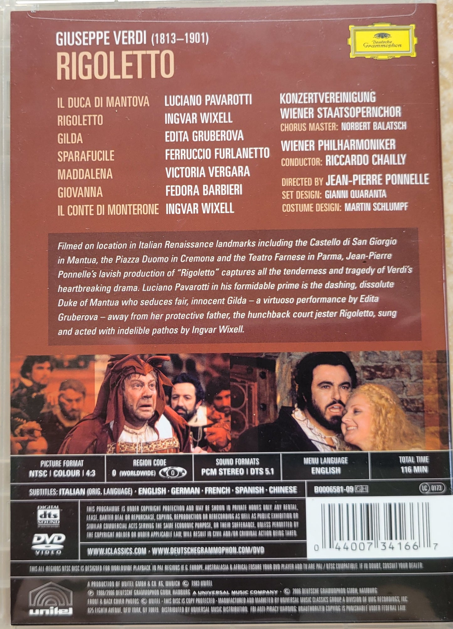 DVD: Giuseppe Verdi: Rigoletto (Opera)
