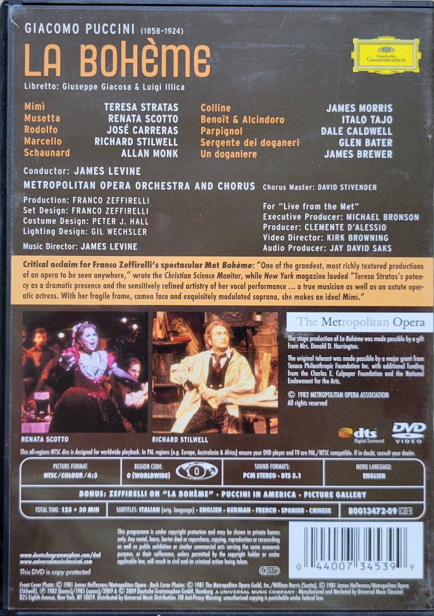 DVD - Puccini: La Boheme (Opera)