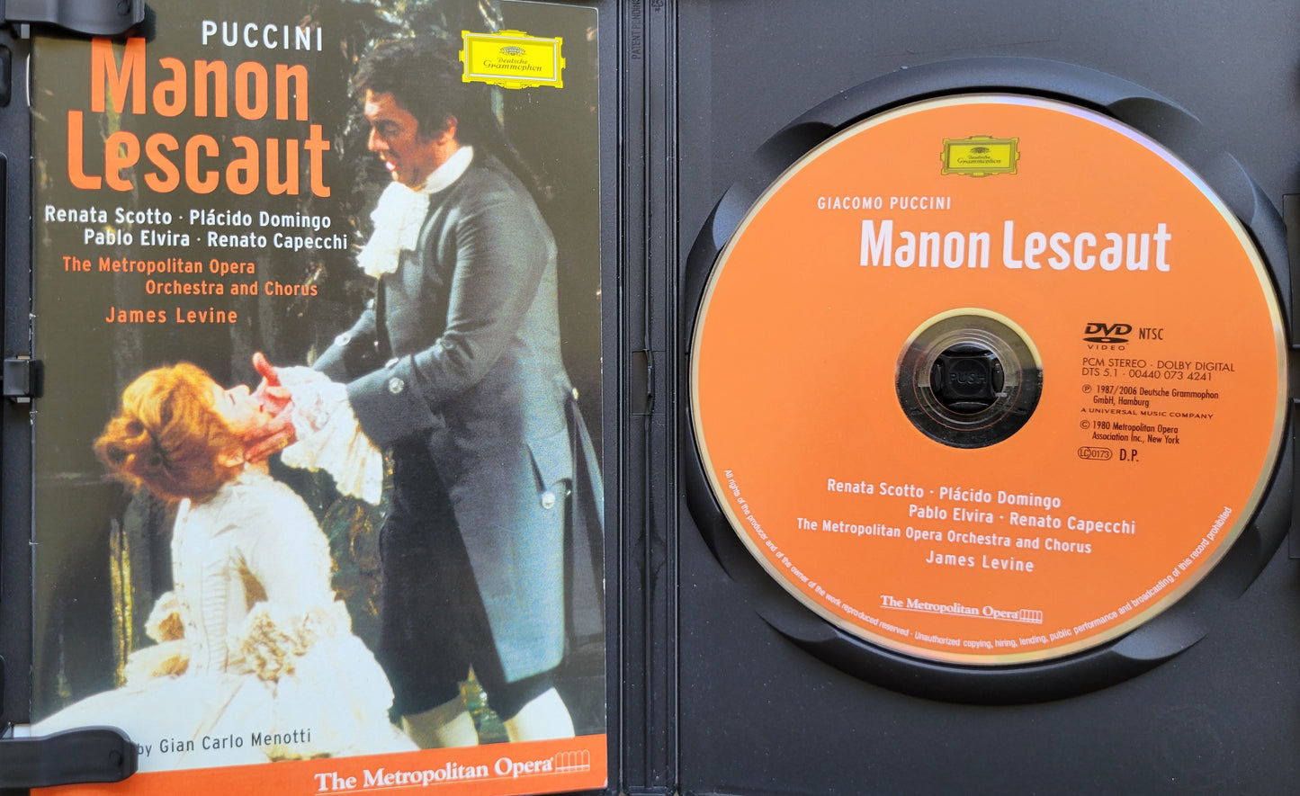 DVD - Puccini: Manon Lescaut (Opera)