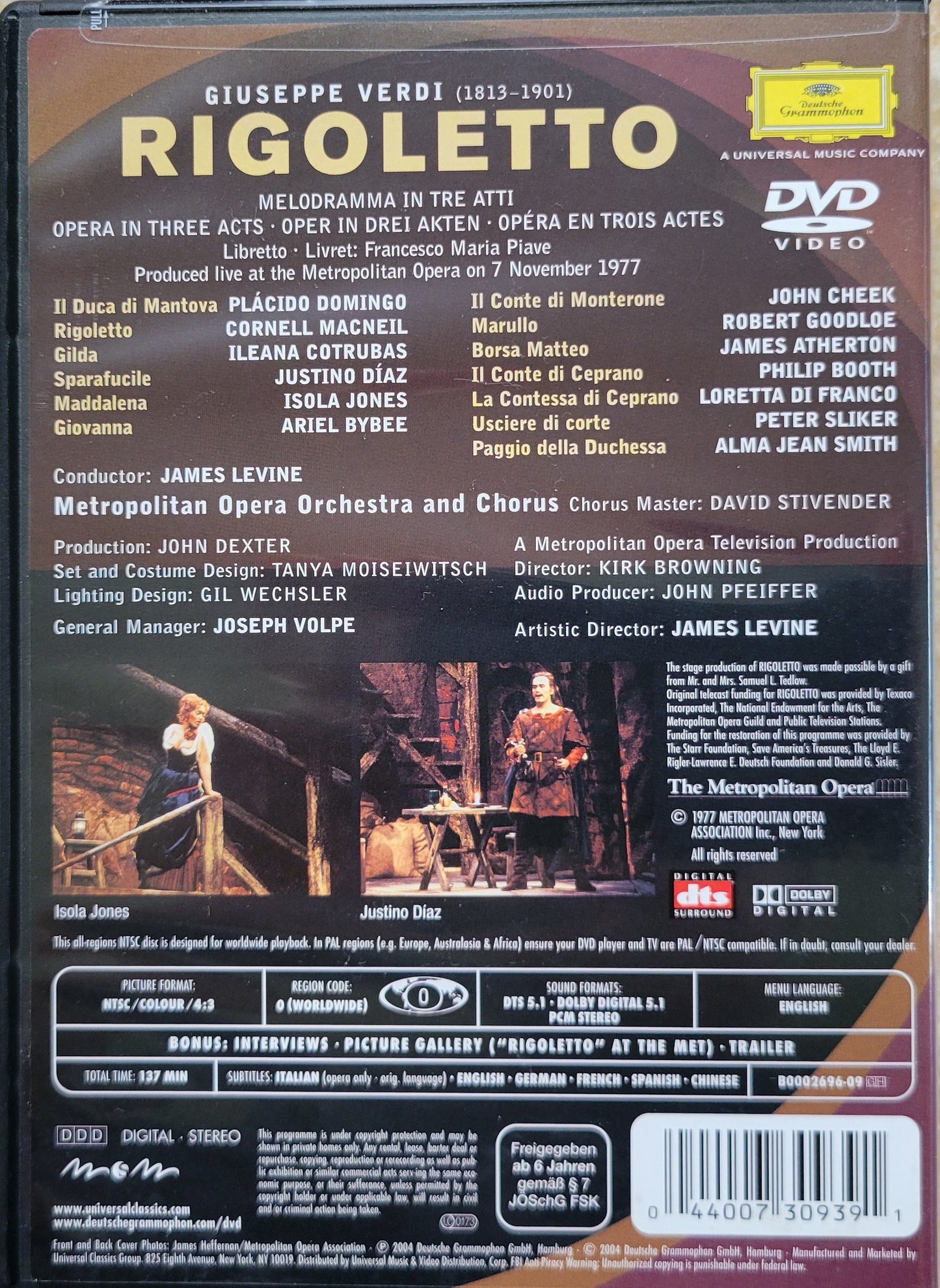 DVD - Verdi: Rigoletto (Opera)