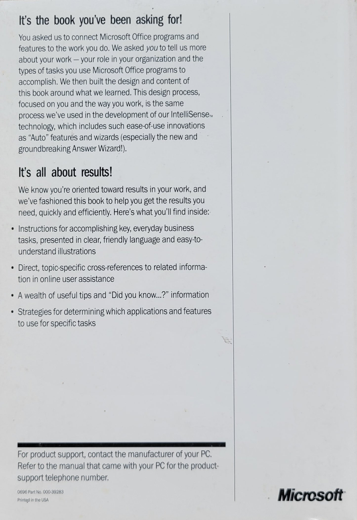 Vintage - Getting Results with Microsoft Office for Windows 95