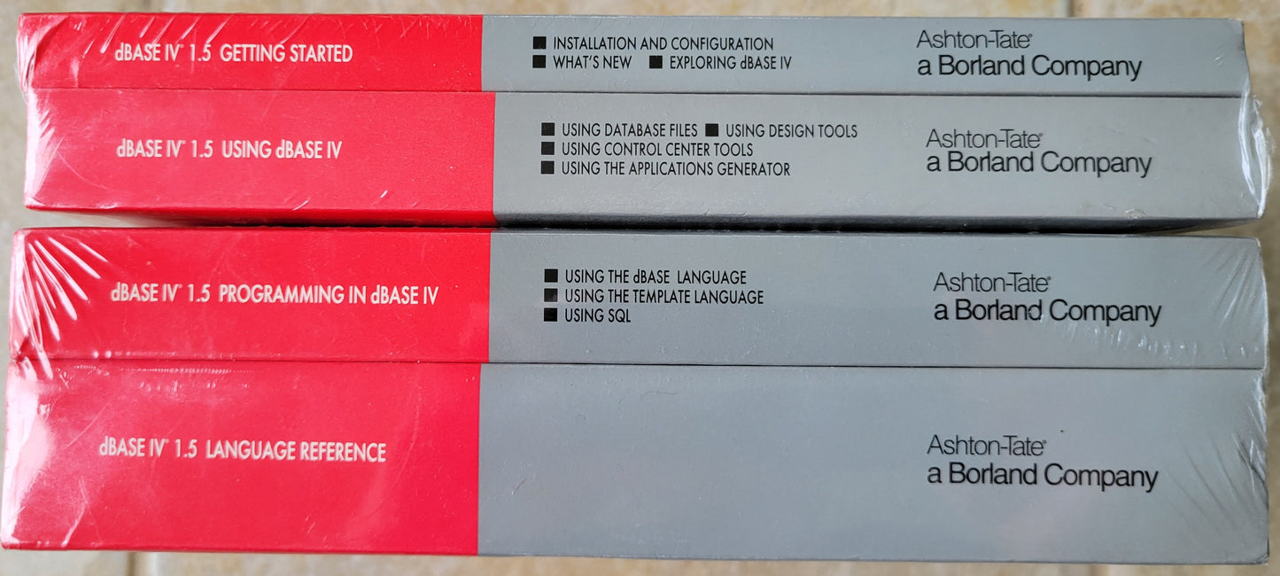 Vintage - dBASE IV Programming User's Manuals
