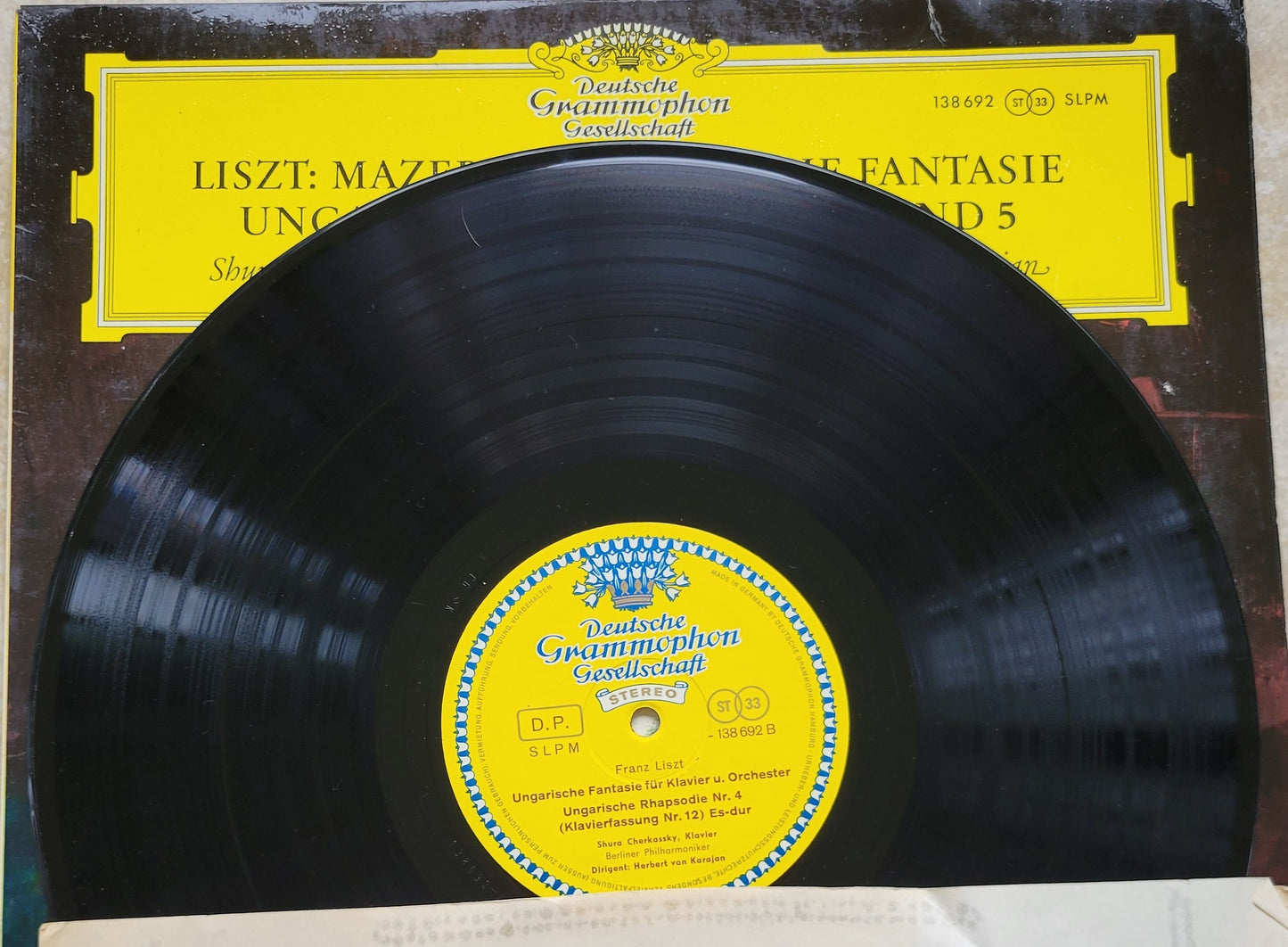 LP Record - Franz Liszt: Mazeppa, Ungarische Fantasie Ungarische Rhapsodien 4-5