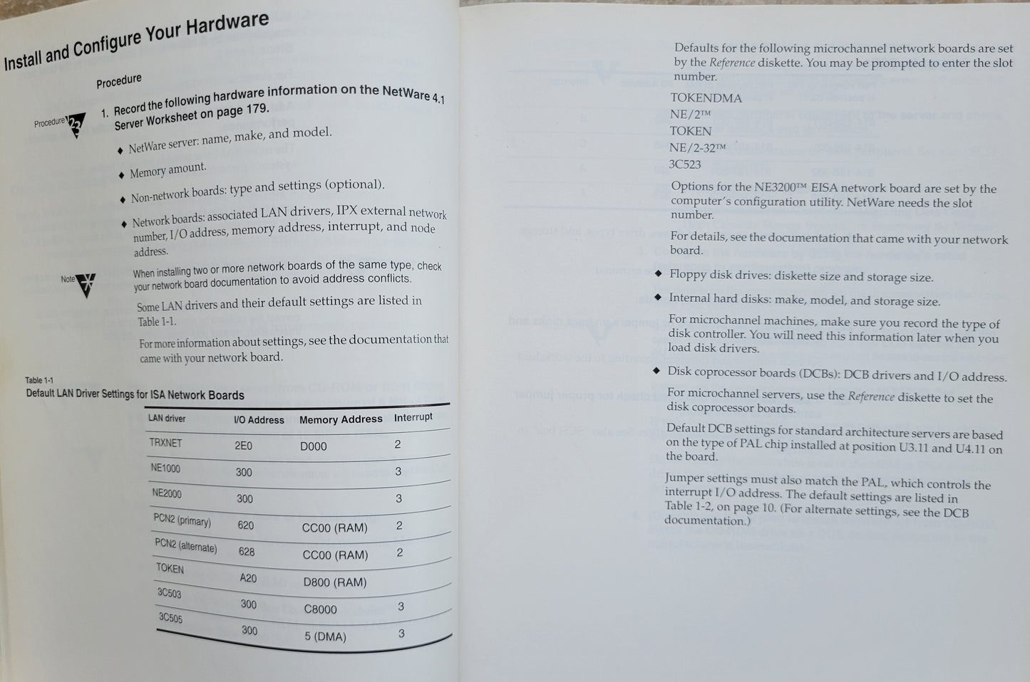 Vintage - NOVELL NetWare Installation, Version 4
