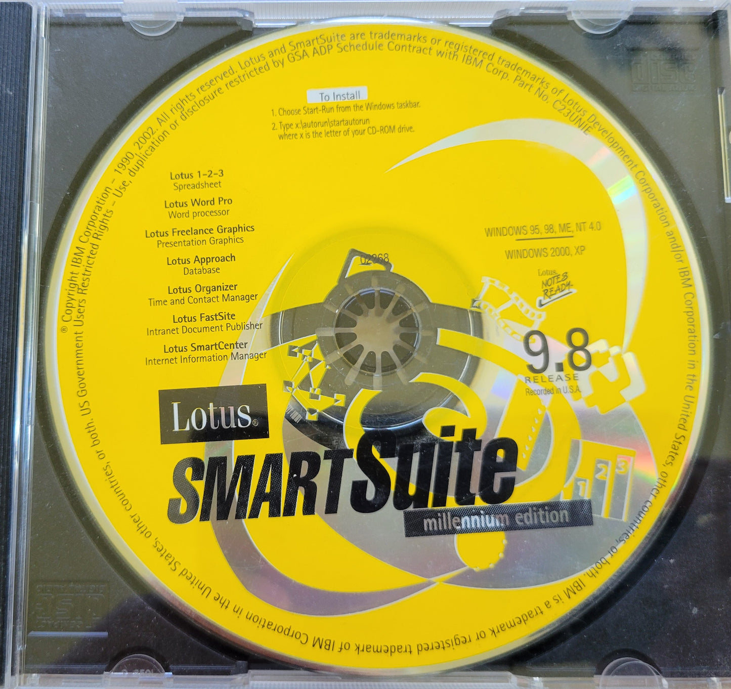 4. Vintage CD - Lotus Smart Suite, Millennium Edition