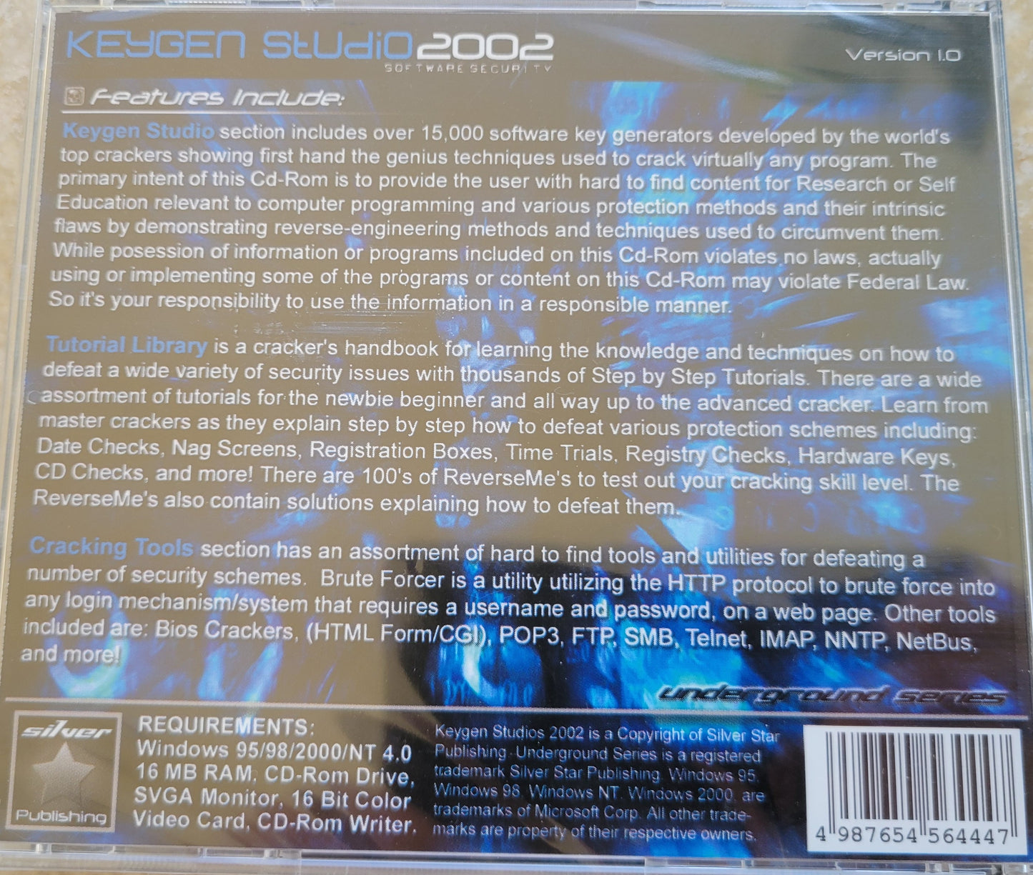 Vintage CD - KeyGen Studio Software Security 2002