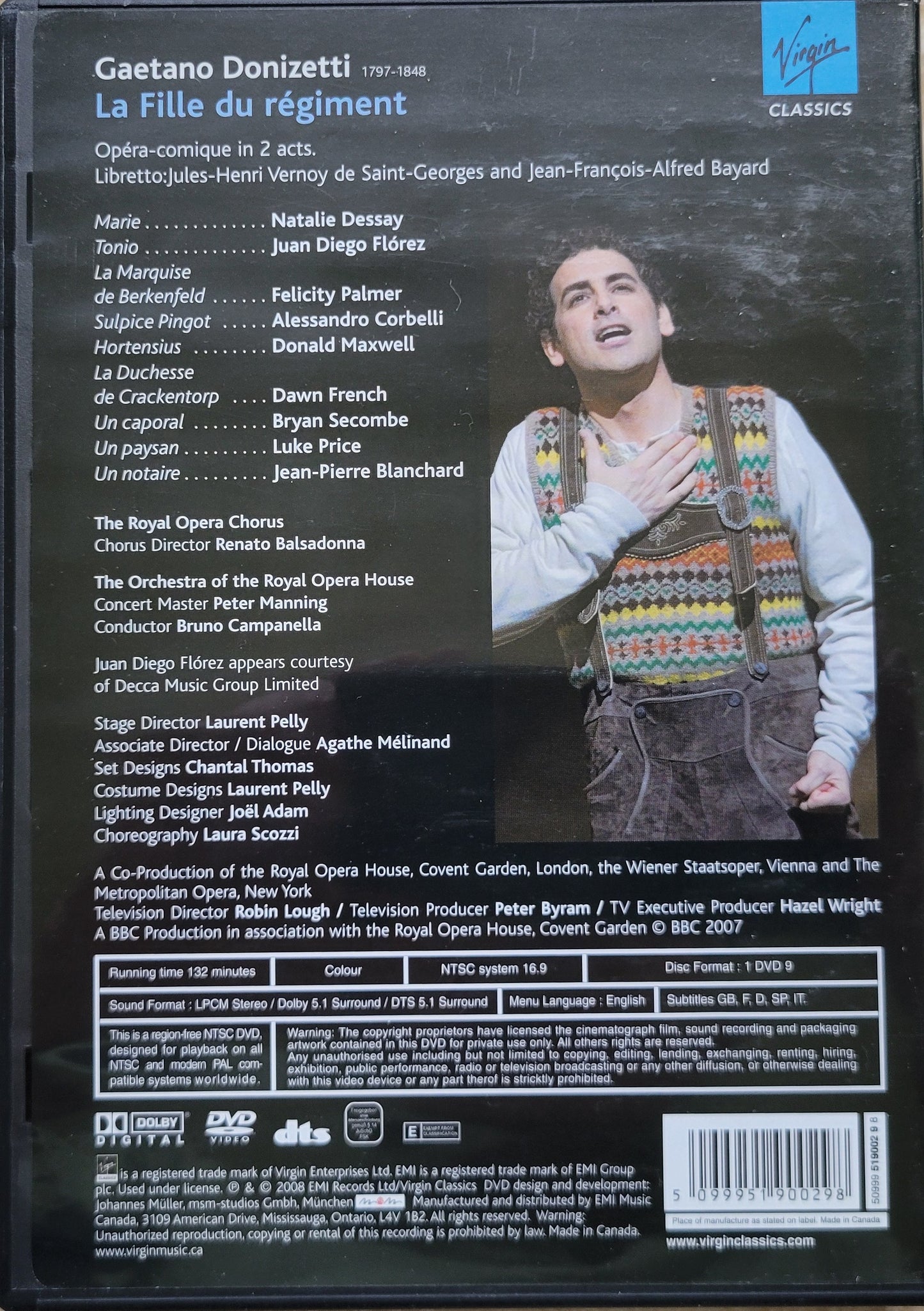 DVD - Gaetano Donizetti: La Fille Du Regiment (Opera)