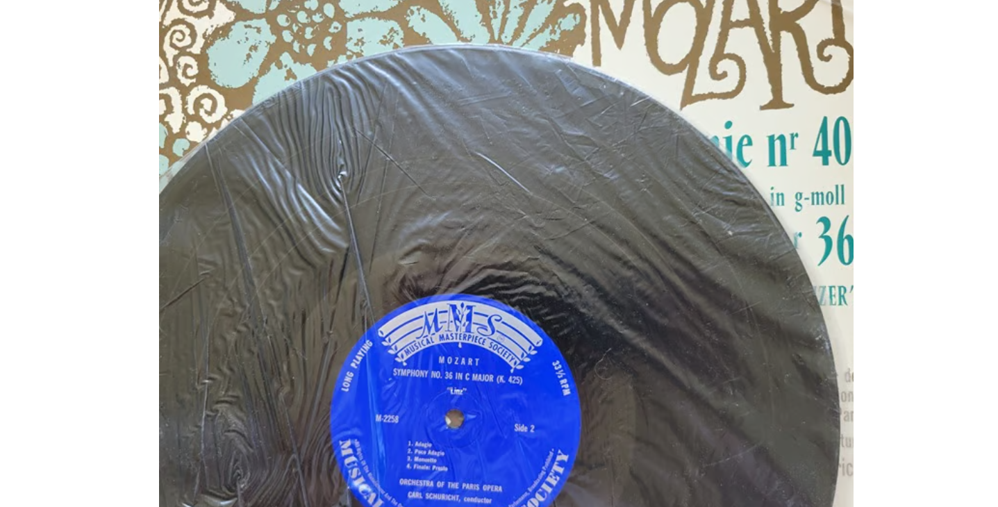 LP Record - Mozart: Symphonie No. 40 and 36
