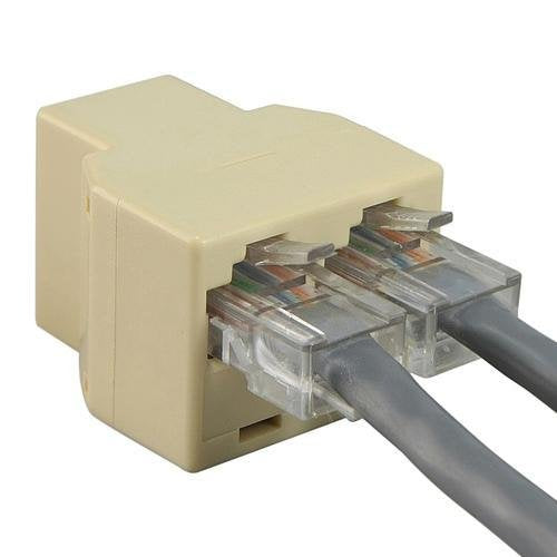 3. Cable Adapter: Ethernet RJ-45 Splitter Plug
