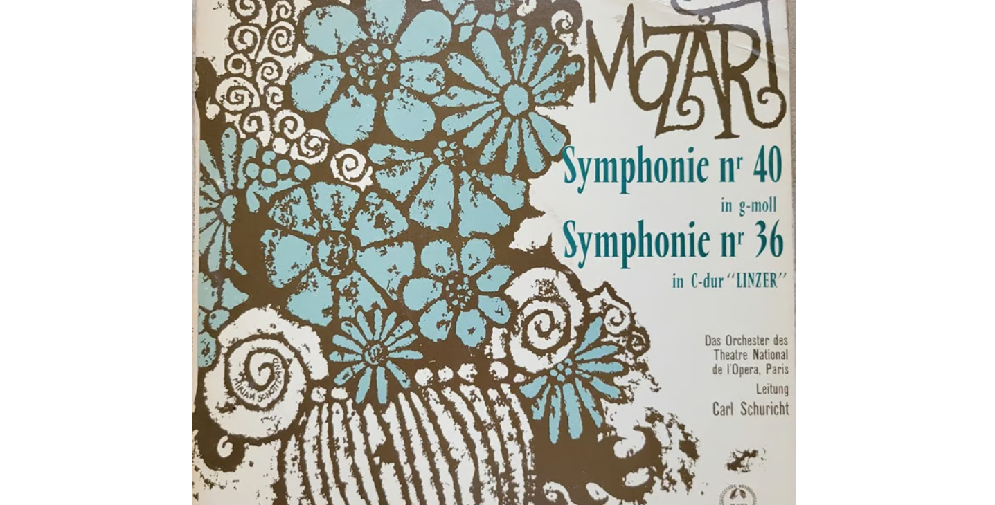 LP Record - Mozart: Symphonie No. 40 and 36