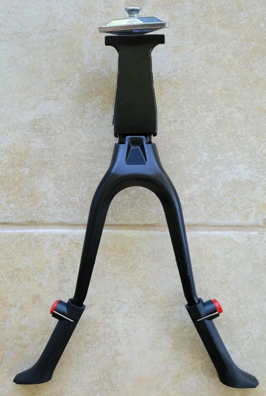 Adjustable Double Kickstand for Bicycles