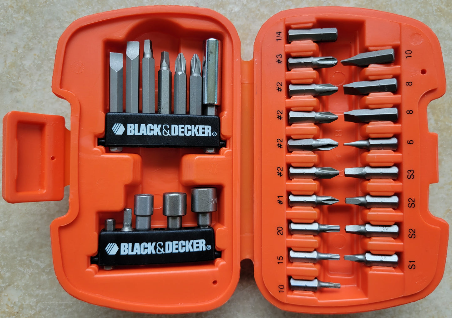 Black and Decker Screw Driving Bit Set