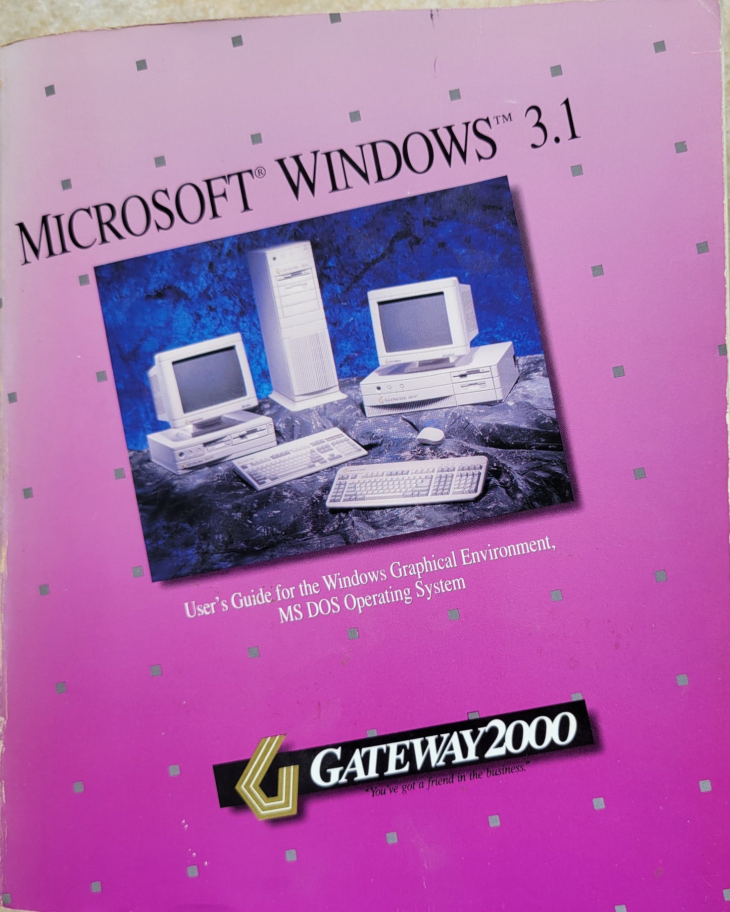 Vintage - Gateway 2000 Edition Microsoft Windows 3.1 Users Guide