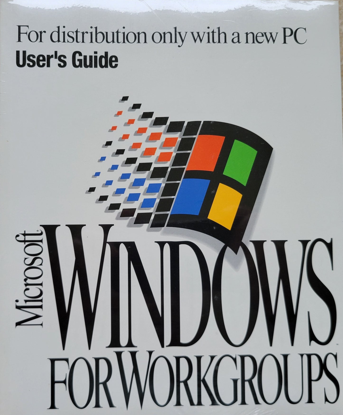 Vintage - Microsoft Windows for WorkGroups Users Guide (Sealed)