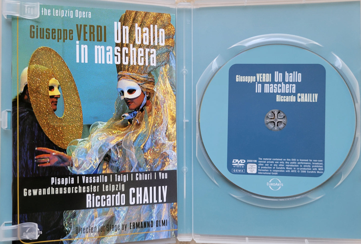 9. DVD - Giuseppe Verdi: Un Ballo in Maschera (Opera)