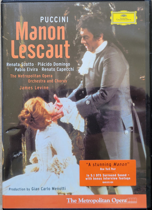 DVD - Puccini: Manon Lescaut (Opera)