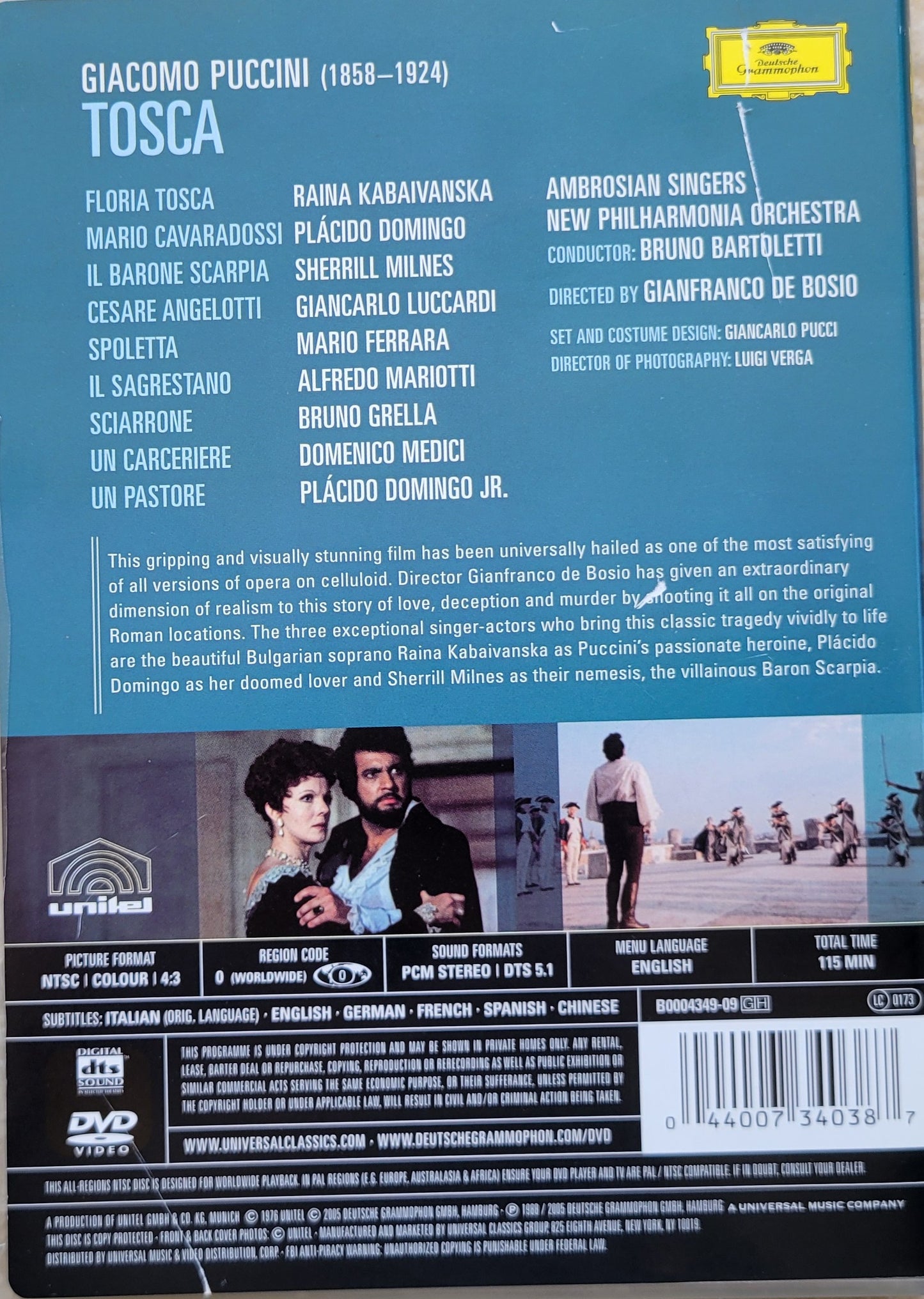 3. DVD - Puccini: Tosca (Opera)