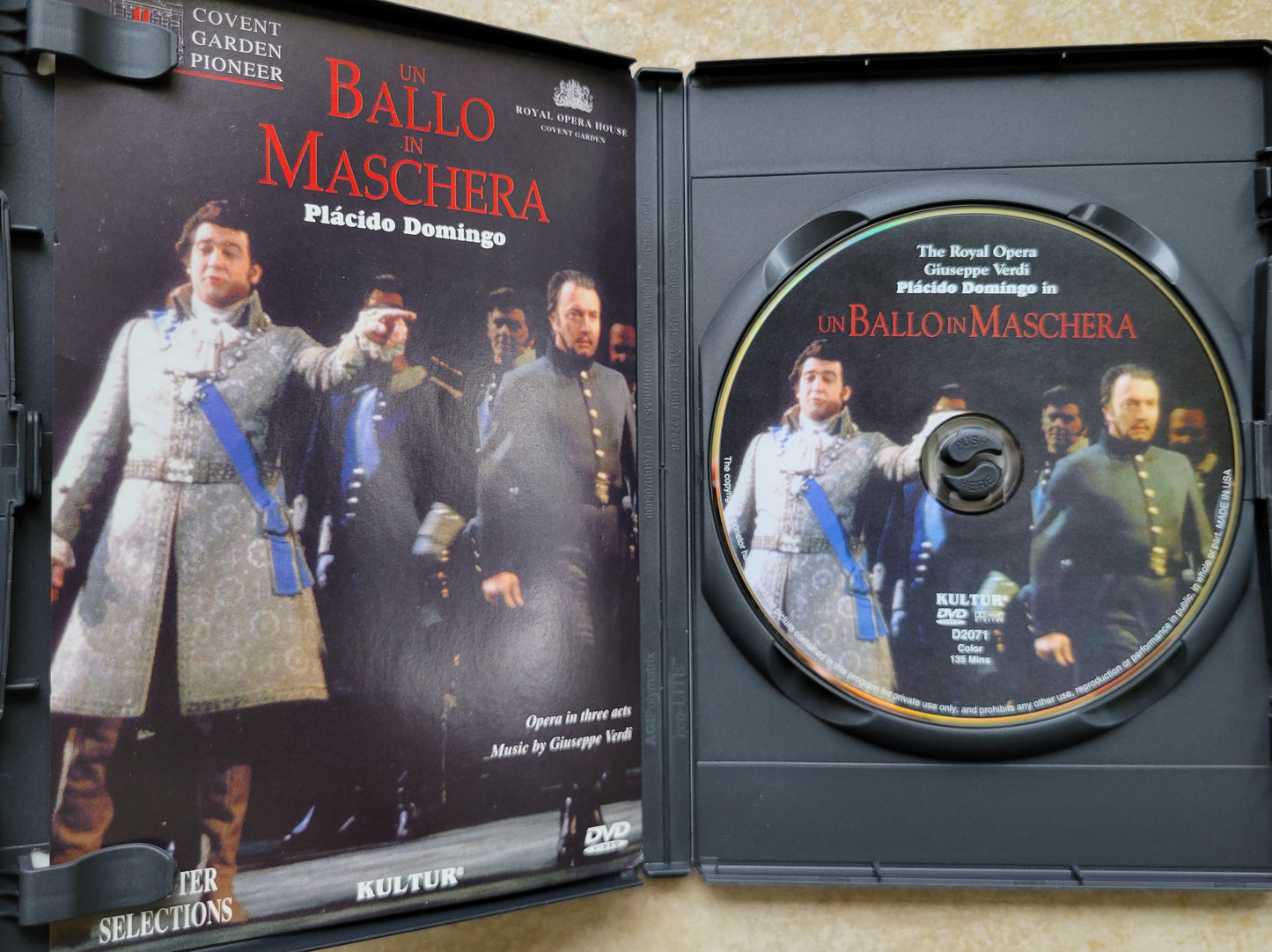 DVD - Verdi: Un Ballo in Maschera (Opera)