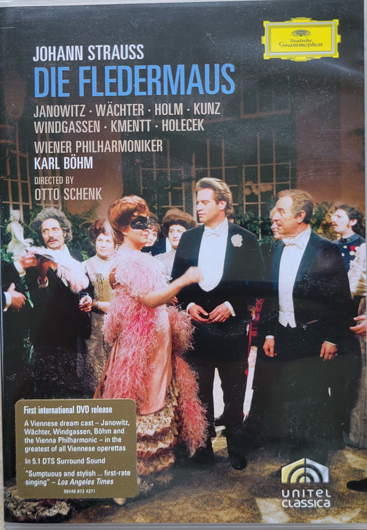 DVD - Johann Strauss: Die Fledermaus, The Bat (Opera)