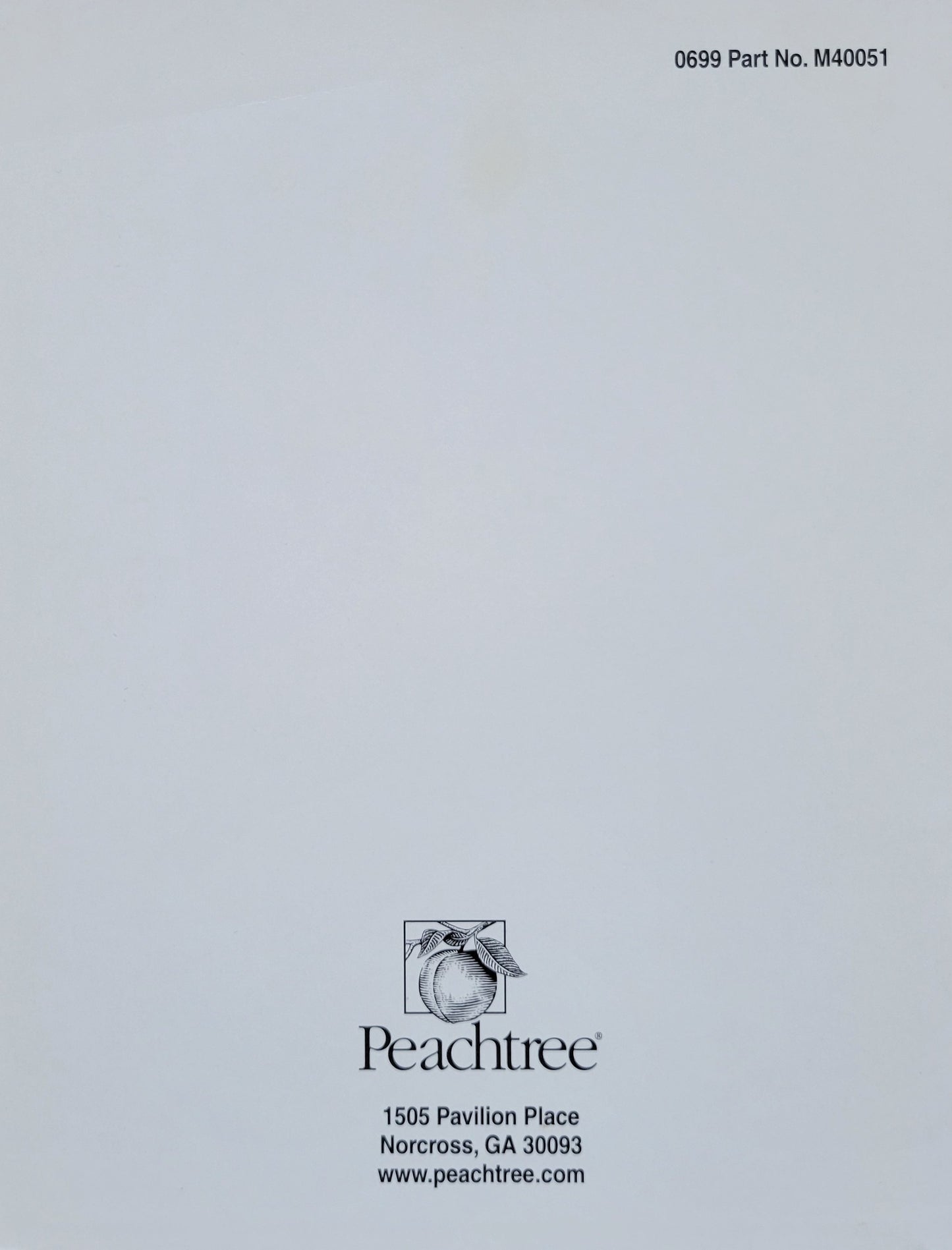 Vintage - Getting Started Guide For Peachtree Complete Accounting Release 7.0