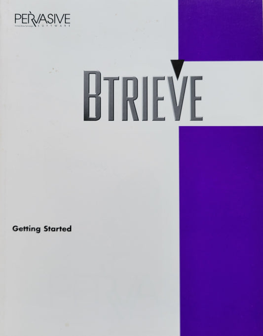 Vintage - Getting Started Pervasive Btrieve