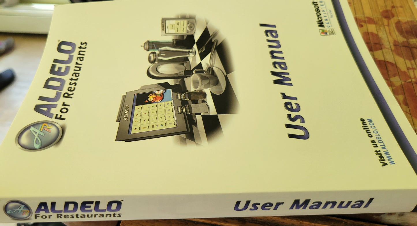 Vintage - Aldelo For Restaurants User Manual
