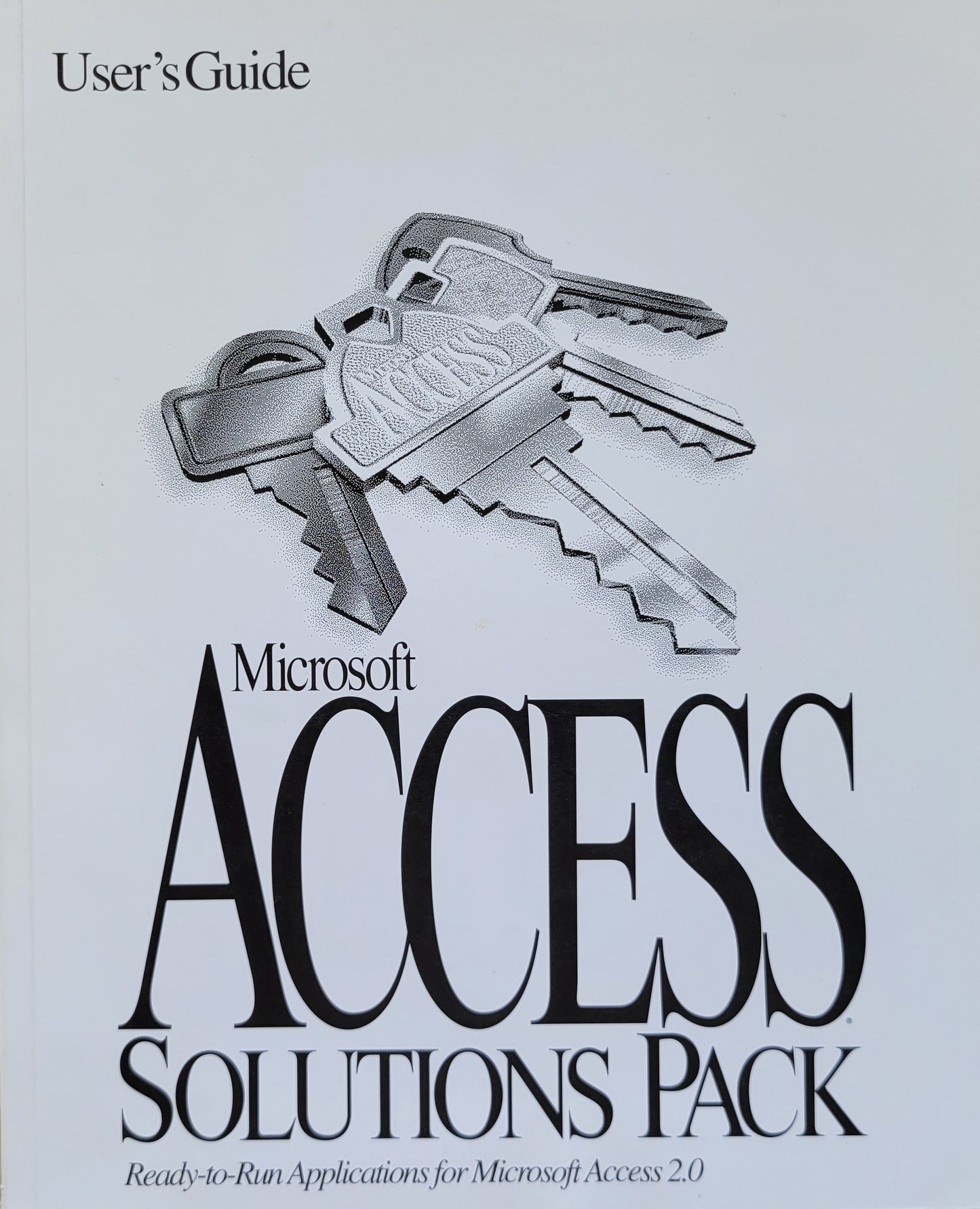 Vintage - Microsoft Access Solutions Pack User's Guide
