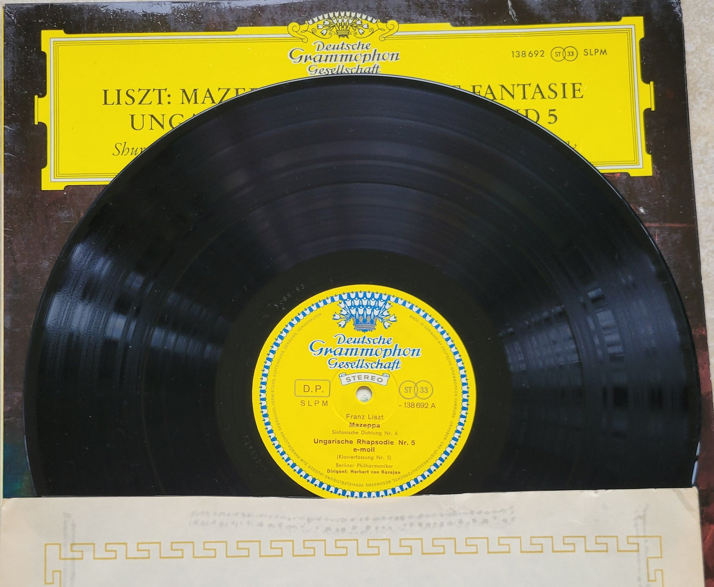 LP Record - Franz Liszt: Mazeppa, Ungarische Fantasie Ungarische Rhapsodien 4-5