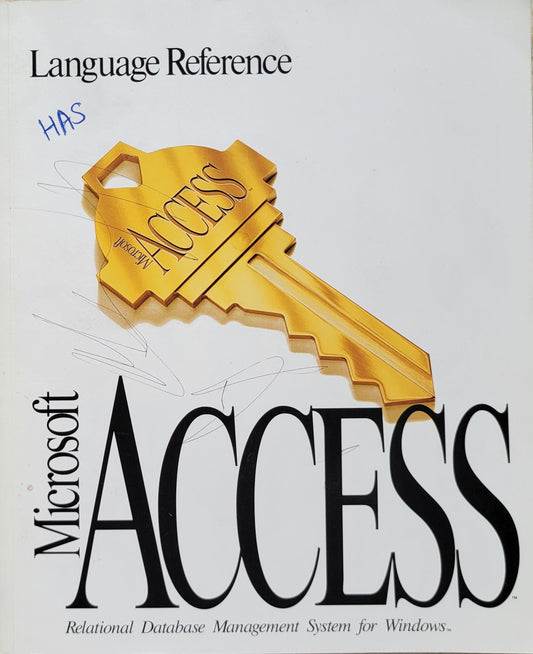 Vintage - Microsoft Access Language Reference