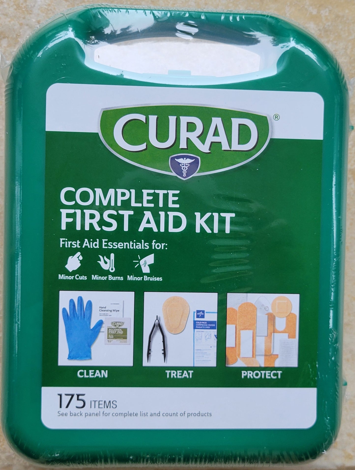 CURAD 175-Piece Complete First Aid Kit in Reusable Case