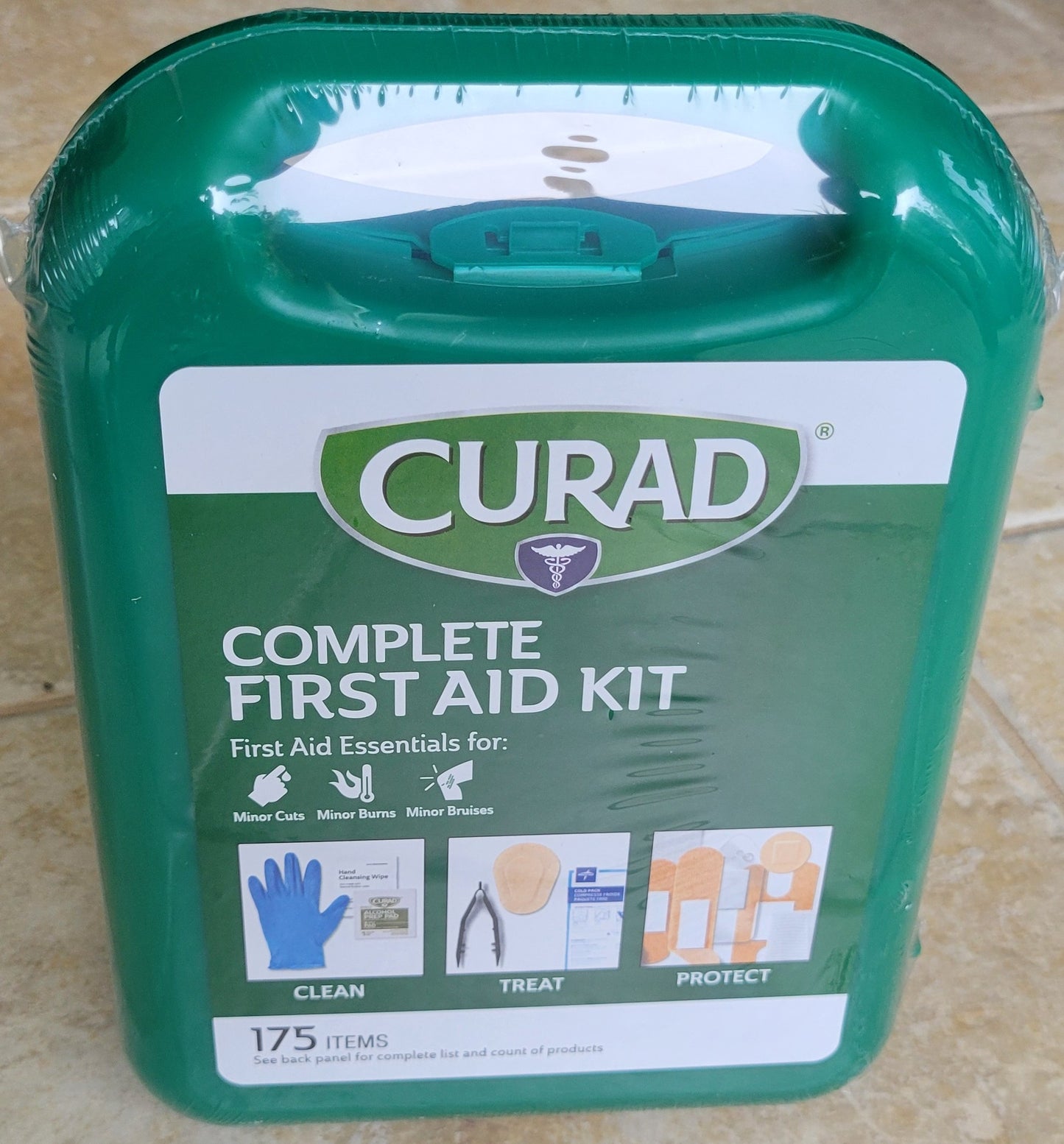 CURAD 175-Piece Complete First Aid Kit in Reusable Case