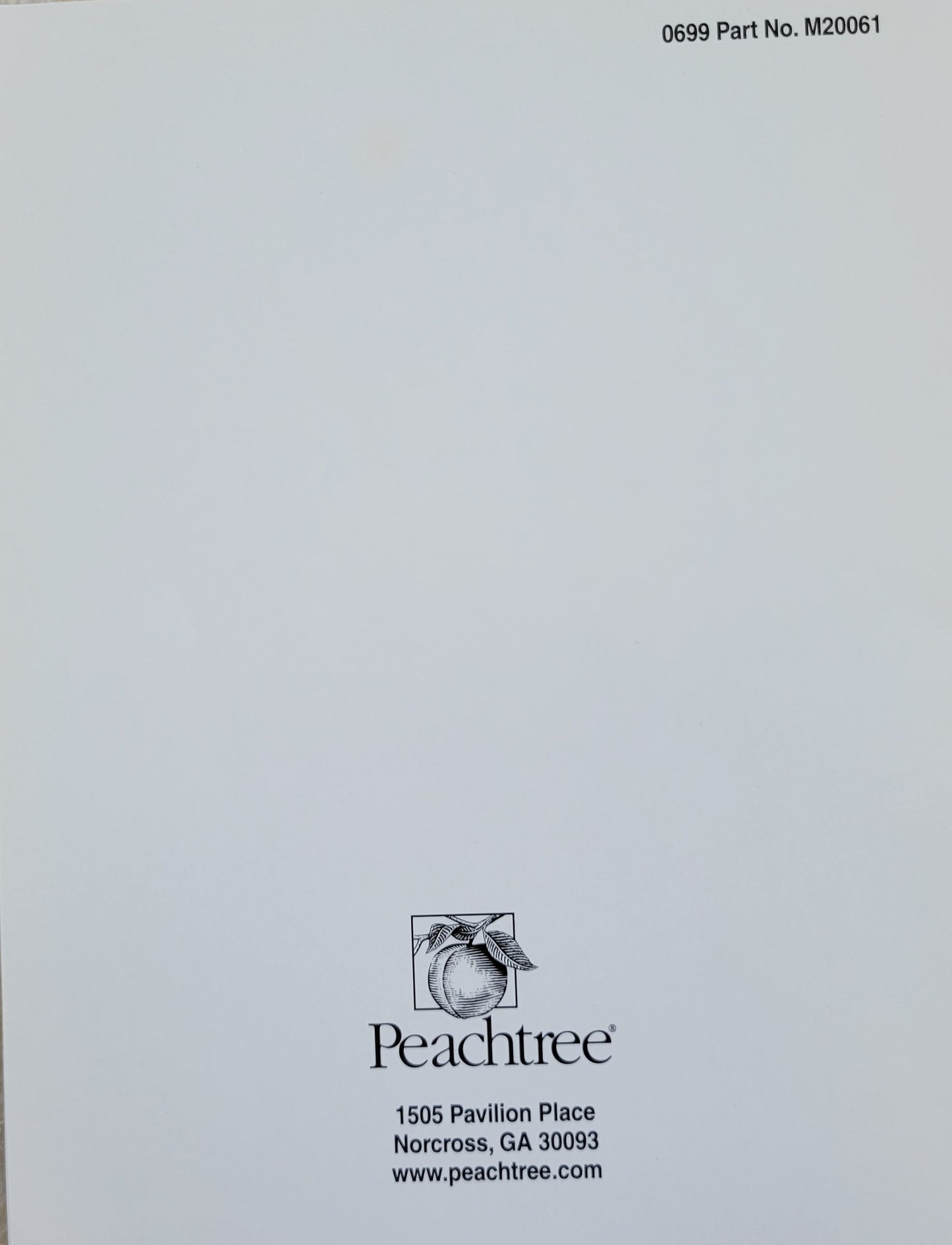Vintage - Getting Started Guide For Peachtree Accounting 7.0