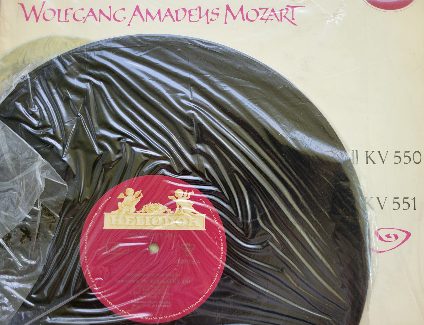 LP Record - Mozart: Symphony No. 40 and 41