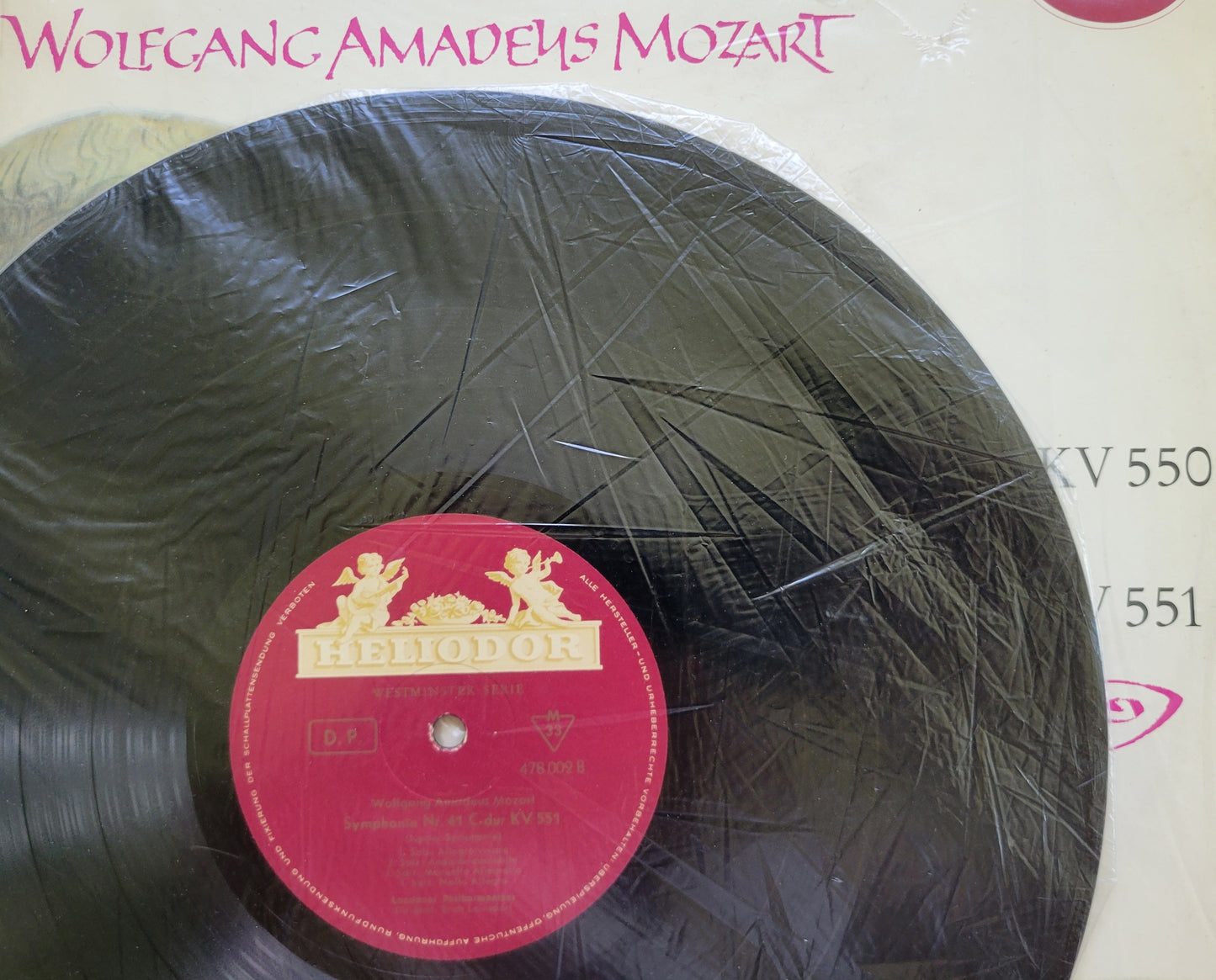 LP Record - Mozart: Symphony No. 40 and 41