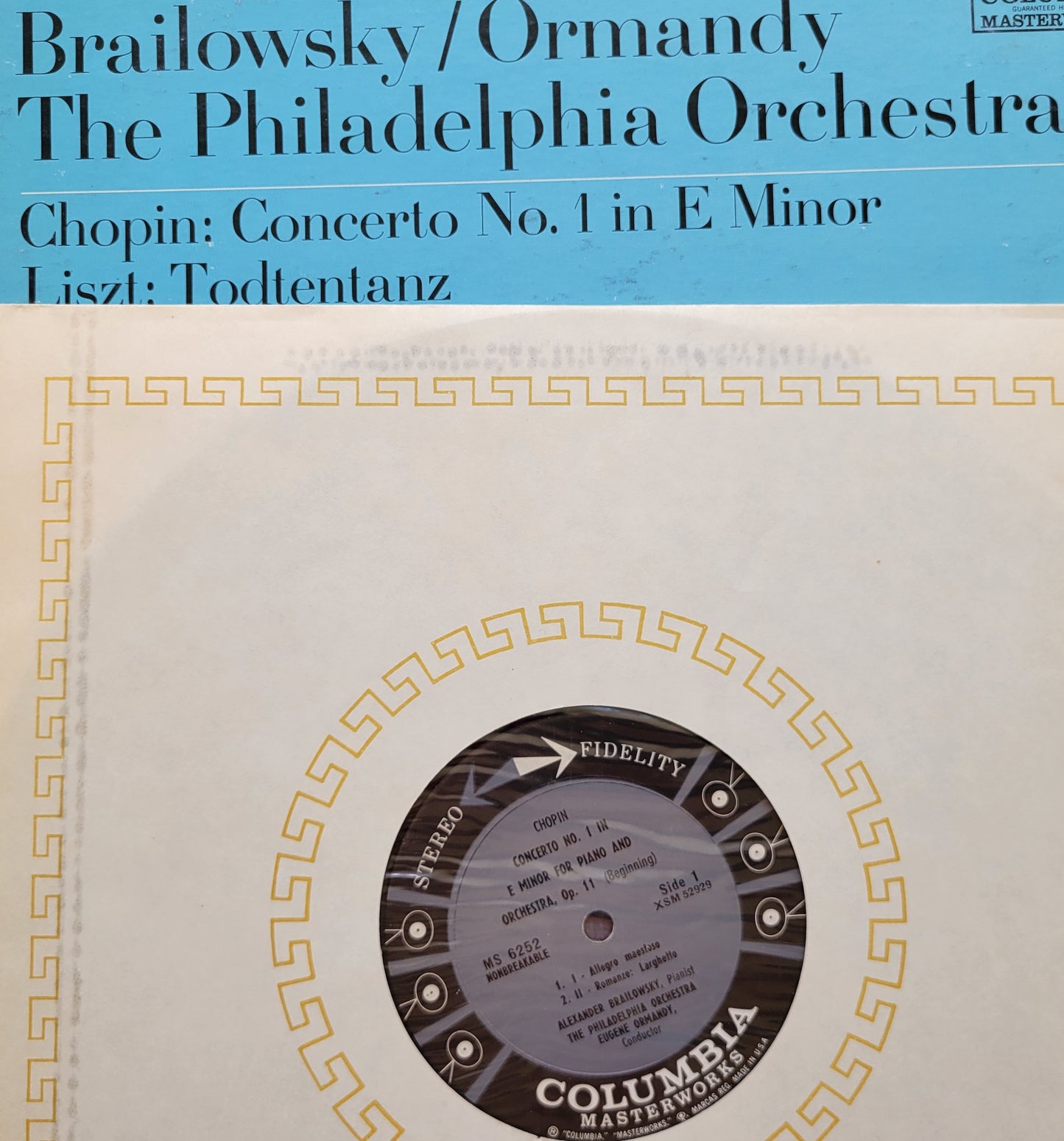 LP Record - Brailowsky and Ormandy