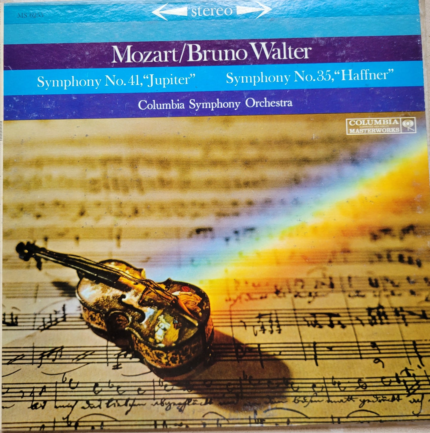 LP Record - Mozart: Symphony No. 41 Jupiter and No. 35 Haffner