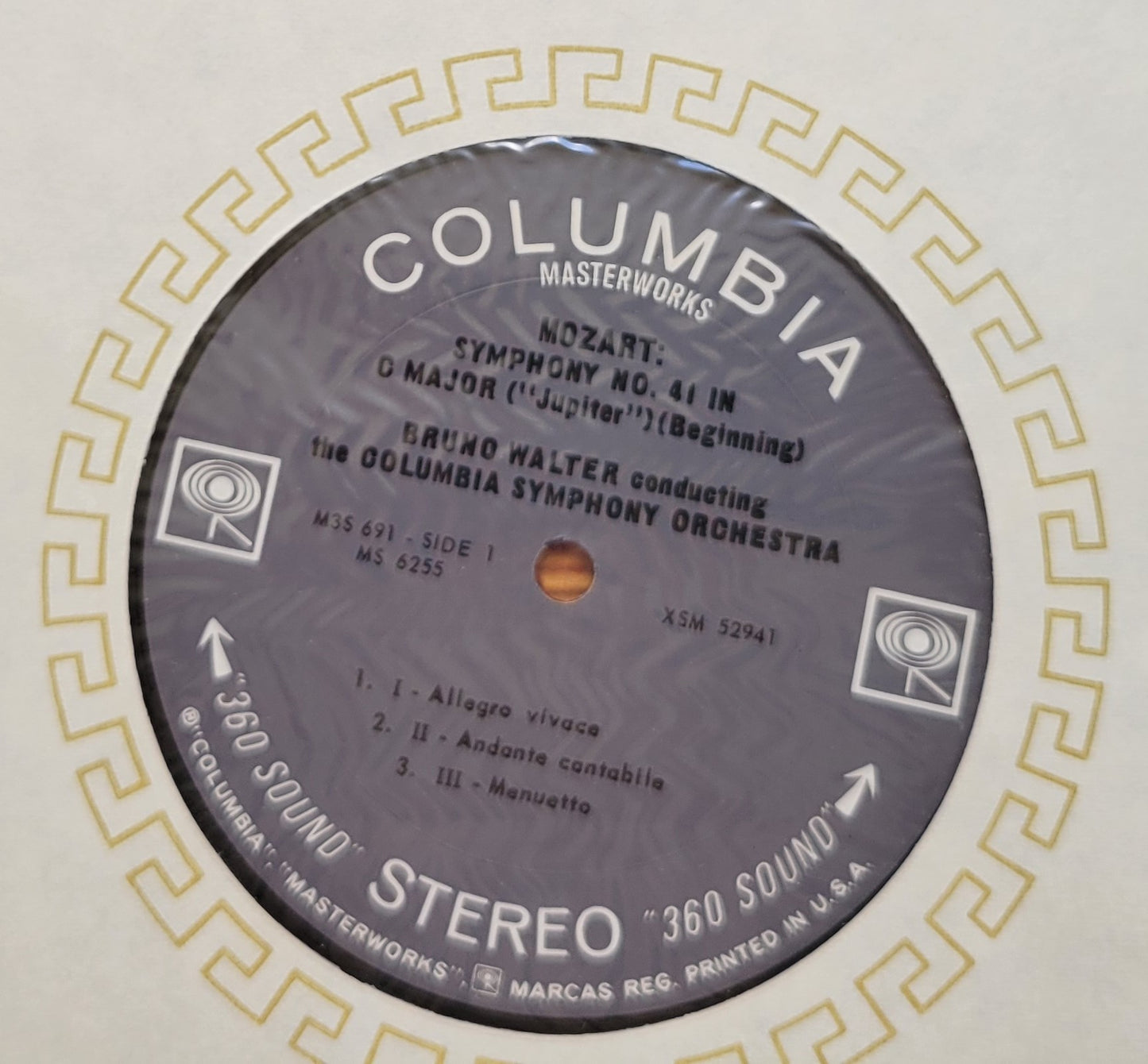 LP Record - Mozart: Symphony No. 41 Jupiter and No. 35 Haffner