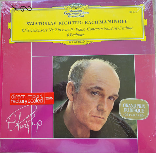 LP Record - Rachmaninoff: Piano Concerto No. 2 and 6 Preludes