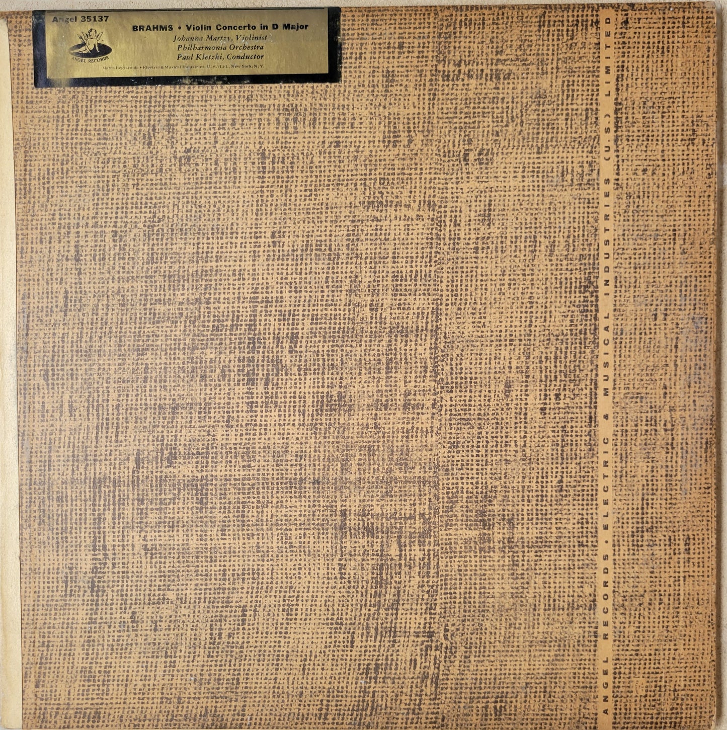 8. LP Record - Brahms: Violin concerto