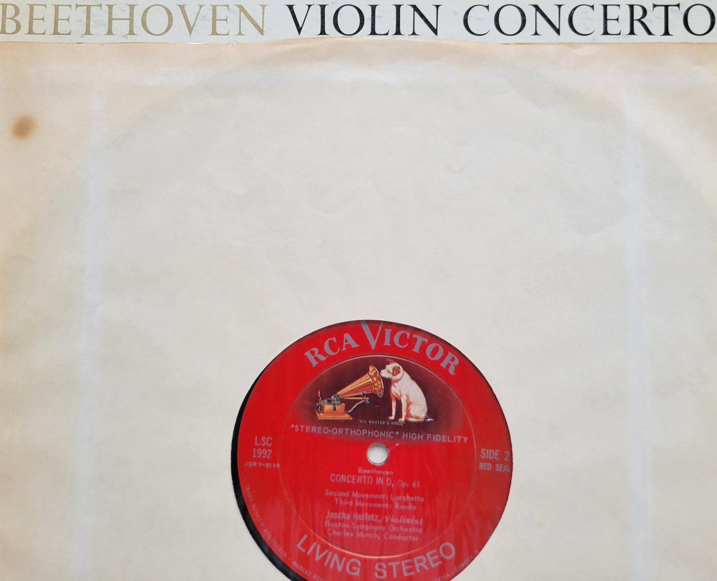 LP Record - Beethoven: Violin Concerto