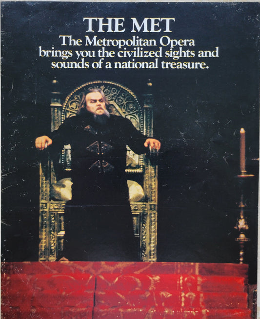 An Advertising Supplement to The New York Times for The Metropolitan Opera