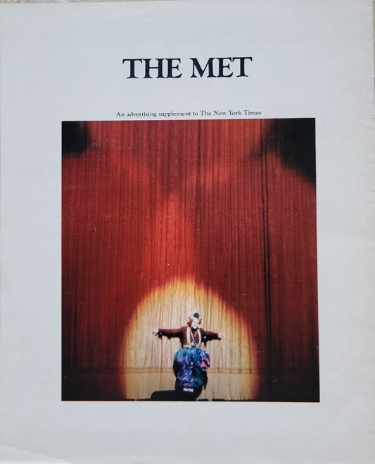 An Advertising Supplement to The New York Times for The Metropolitan Opera