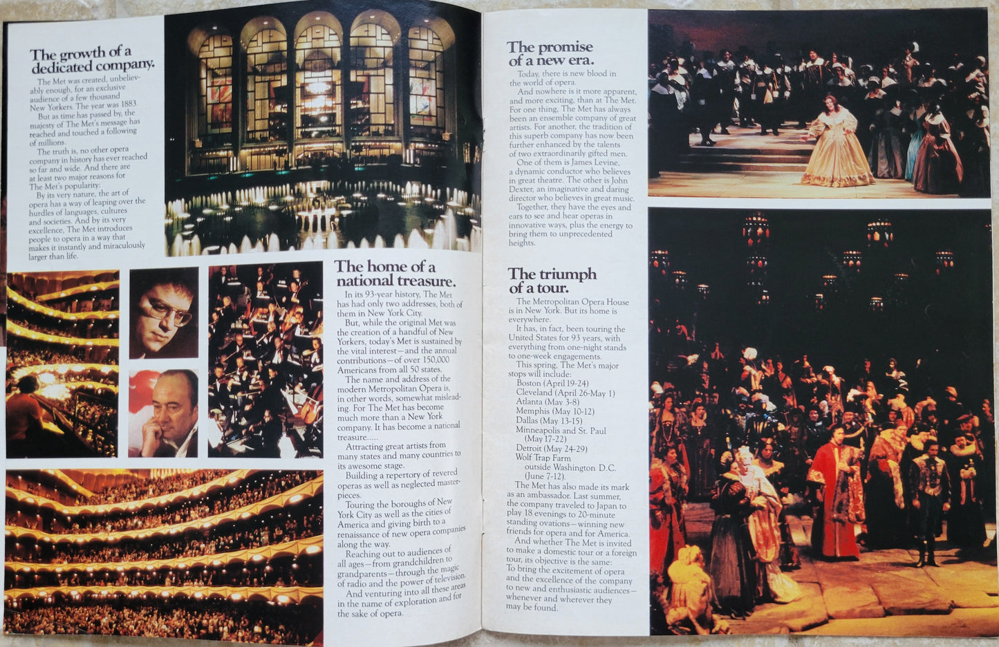 An Advertising Supplement to The New York Times for The Metropolitan Opera