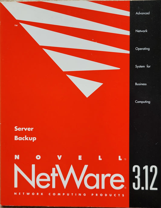 Vintage - NOVELL Netware 3.12 Server Backup