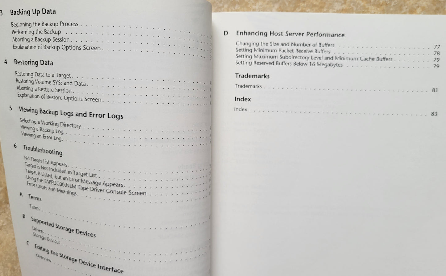 Vintage - NOVELL Netware 3.12 Server Backup