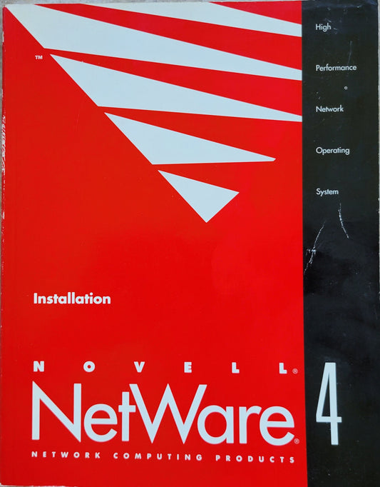 Vintage - NOVELL NetWare Installation, Version 4