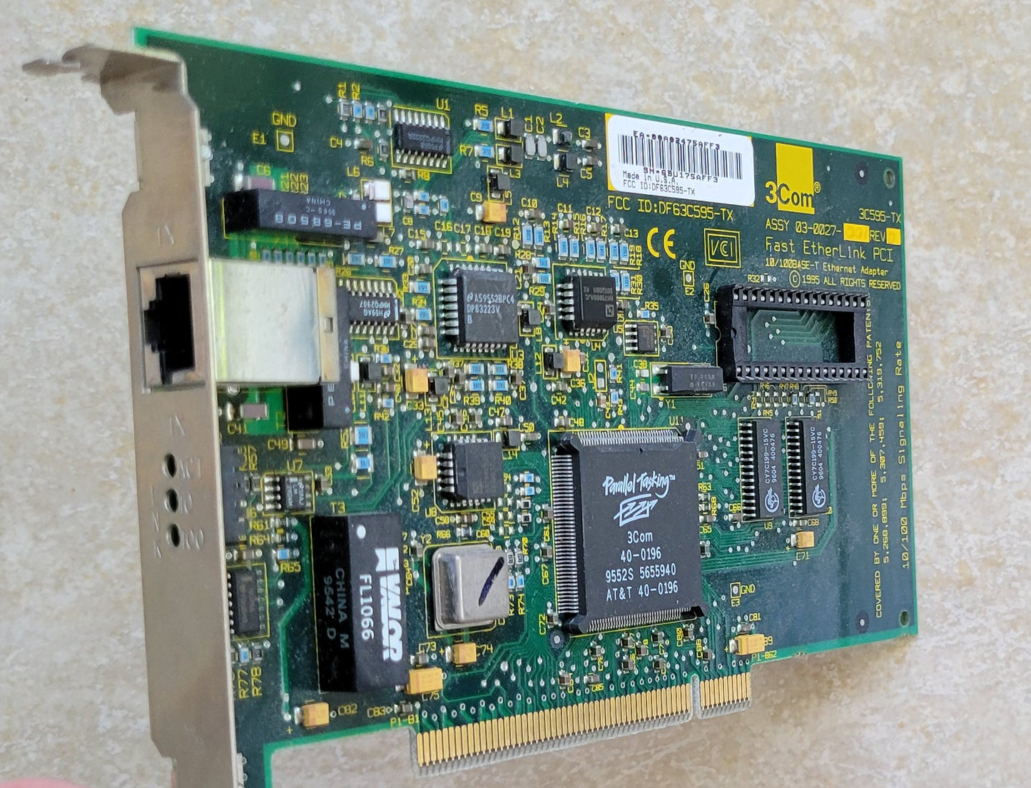 3Com Fast EtherLink PCI Ethernet Network Card, 3C595-TX